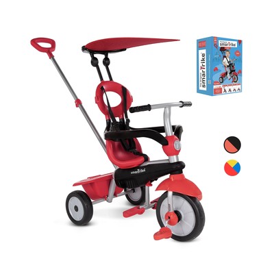 smarTrike Zoom Toddler Tricycle Push Bike – Adjustable Trike for Baby, tod