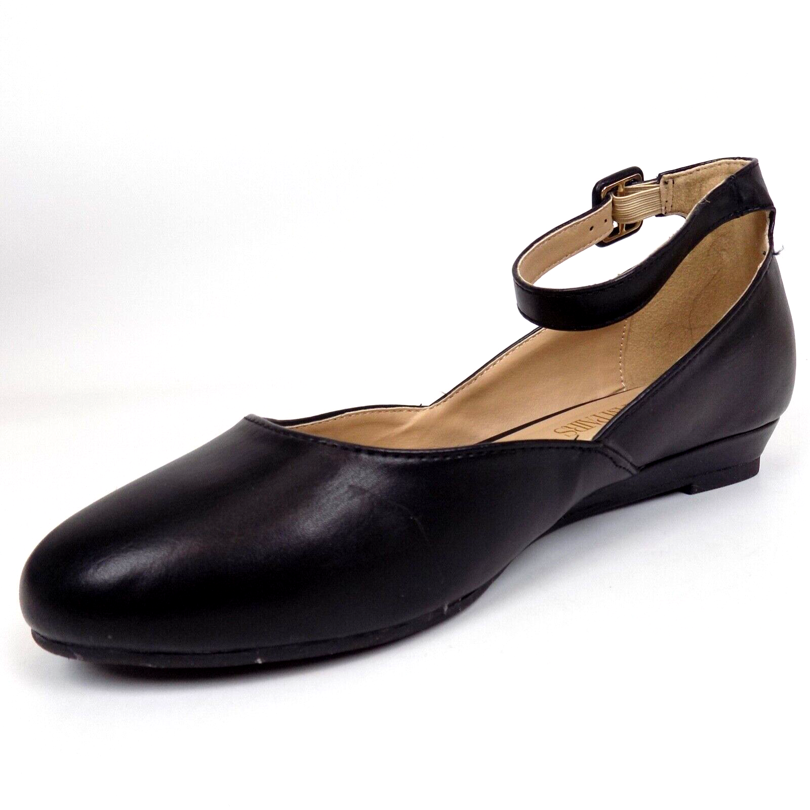 Dream Pairs Renova Low Wedge Women's Ankle Strap Shoes Size 6.5 M, Black 9269