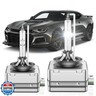 SENROBO Fit for Chevrolet 2014-2017 Chevy Camaro Impala Corvette SS D3S HID Xenon Headlight Bulbs, 350% Brightness, High Low Beam Light Bulb, 6000K Cool White, Plug and Play, Pack of 2