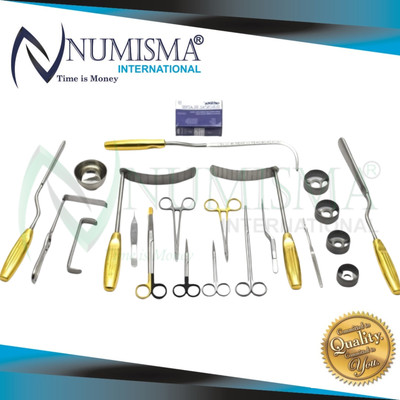 Plastic Surgery & Breast Augmentation Mammaplasty Solz Instruments Set of 22 Pcs