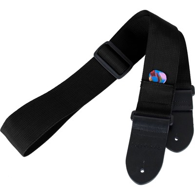 With Leather Ends And Pick Pocket Black