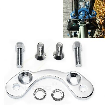 Springer Handlebar Tree Adapter Top Clamp 3.5'' Wide Riser For Harley DNA Paughco