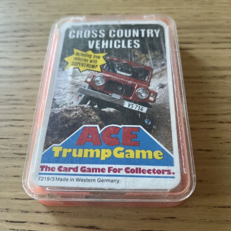 Vintage 1970s Cross Country Vehicles Top Trumps