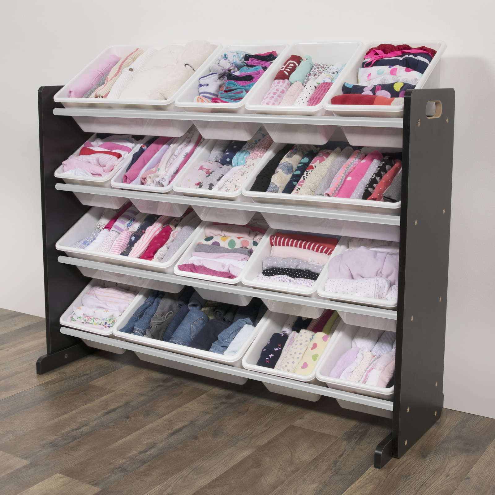 Super-Sized Toy Storage Organizer with 16 Storage Plastic Bi