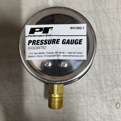 PT Performance Tool Liquid Filled Pressure Gauge W41062-1