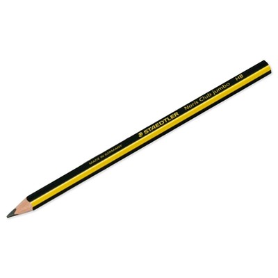 6 x Staedtler Noris 119 Jumbo Learners Pencil HB