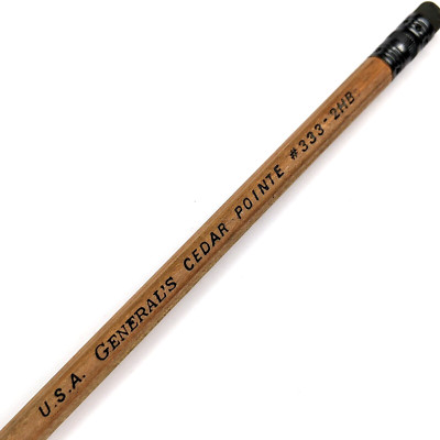 General's #333 Cedar Pointe 2HB Wood Pencil Sharpened Drawing Drafting Vtg G2
