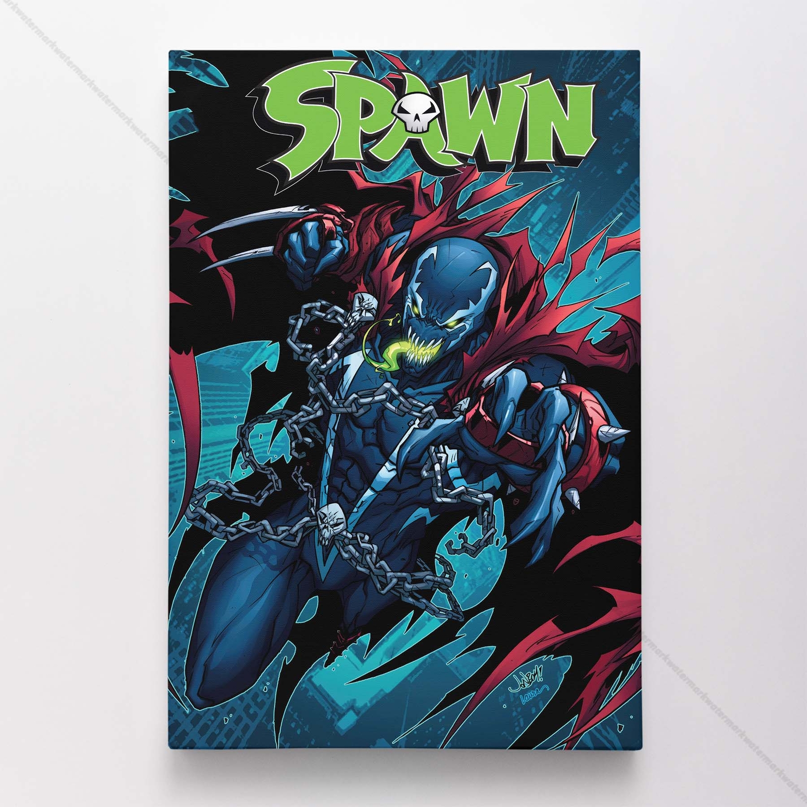 Spawn 257 Poster Canvas Comic Book Cover Art Print #A