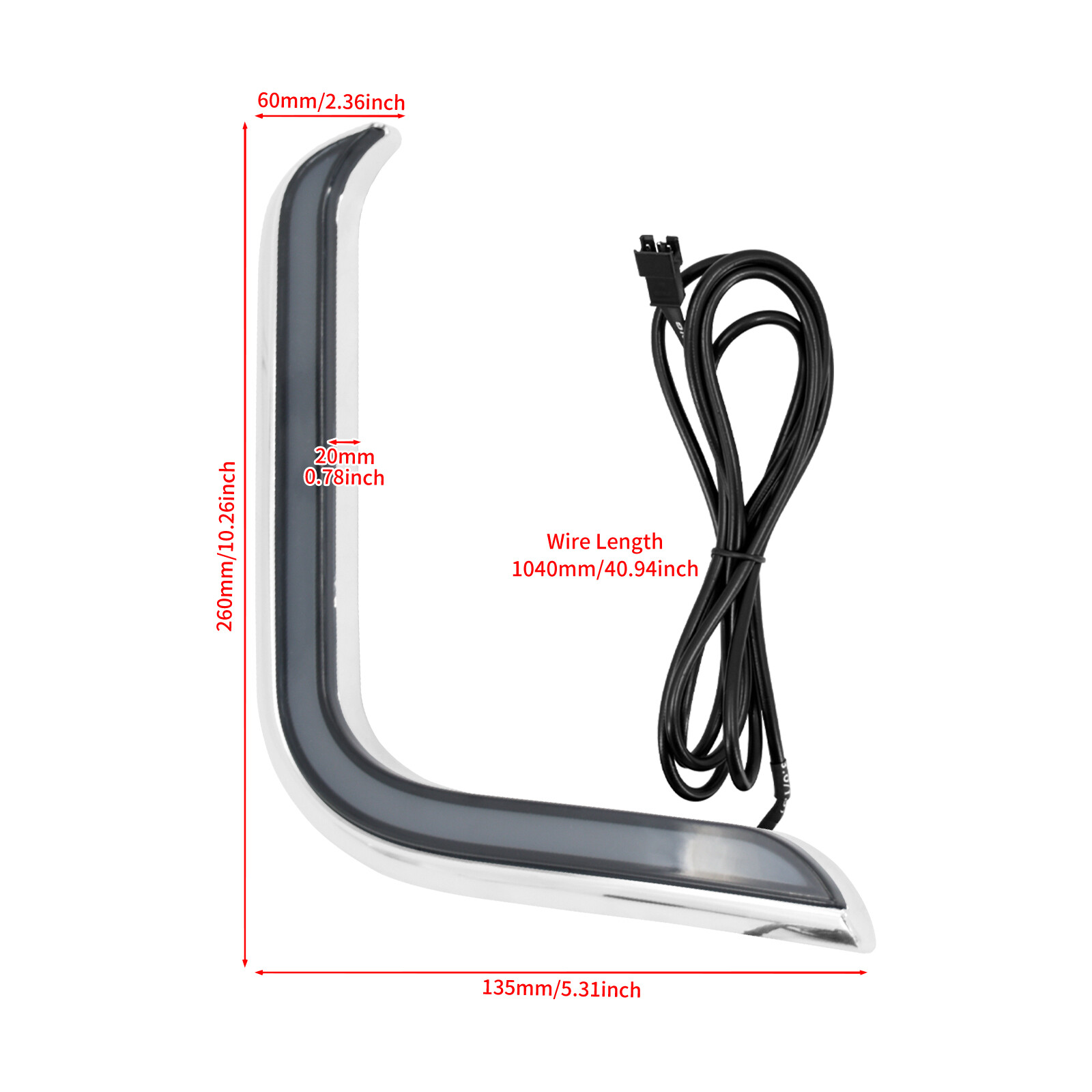 New Fairing Lower LED Turn Signal Running Light Fit For Harley Touring 06-13