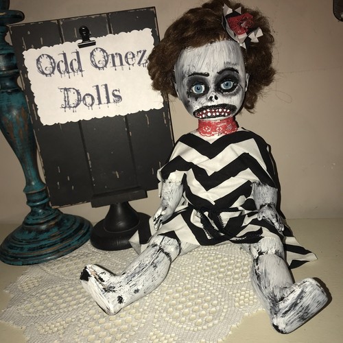 Myrna Ooak Gothic Goth Horror Doll