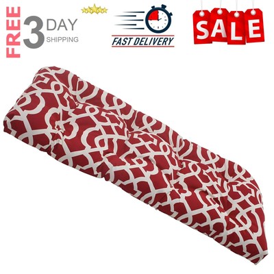 Outdoor Cushion New Geo Wicker Loveseat Red Bench Cushion Weather