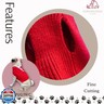 Cute Sweater for Dogs and Cats Soft Flannel Pet Outfit Warm and Cozy Animal Hoodie Small to Large Pet Clothes for Halloween Parties and Everyday Wear (X-Small, Red Bowtie)