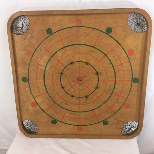 Carrom Industries Ludington MI #85 Vintage Wooden Board Game