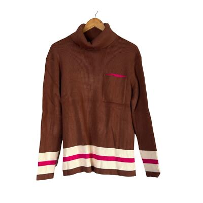 A628687 STUDIO PARK X Kerstin Lindquist Colorblocked Sweater Hazel XS