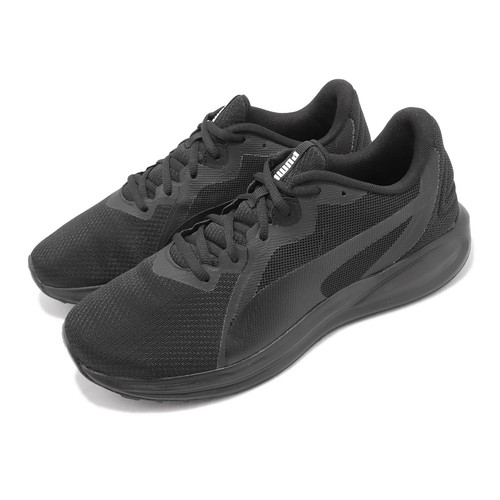 Puma Twitch Runner Черно-белые мужские кроссовки для бега Спортивная обувь 376289-10