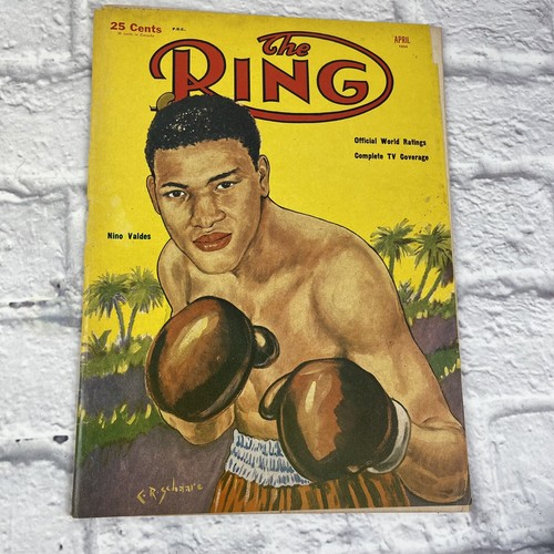 Vintage April 1954 Back Issue Of The Ring Boxing Magazine Nino Valdes On Cover | eBay Vintage April 1954 Back Issue Of The Ring Boxing Magazine Nino Valdes On Cover | eBay