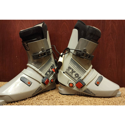 Vintage Salomon Ski Boots SX91 Rear Entry Downhill Ski Boots Mens Size 340 45