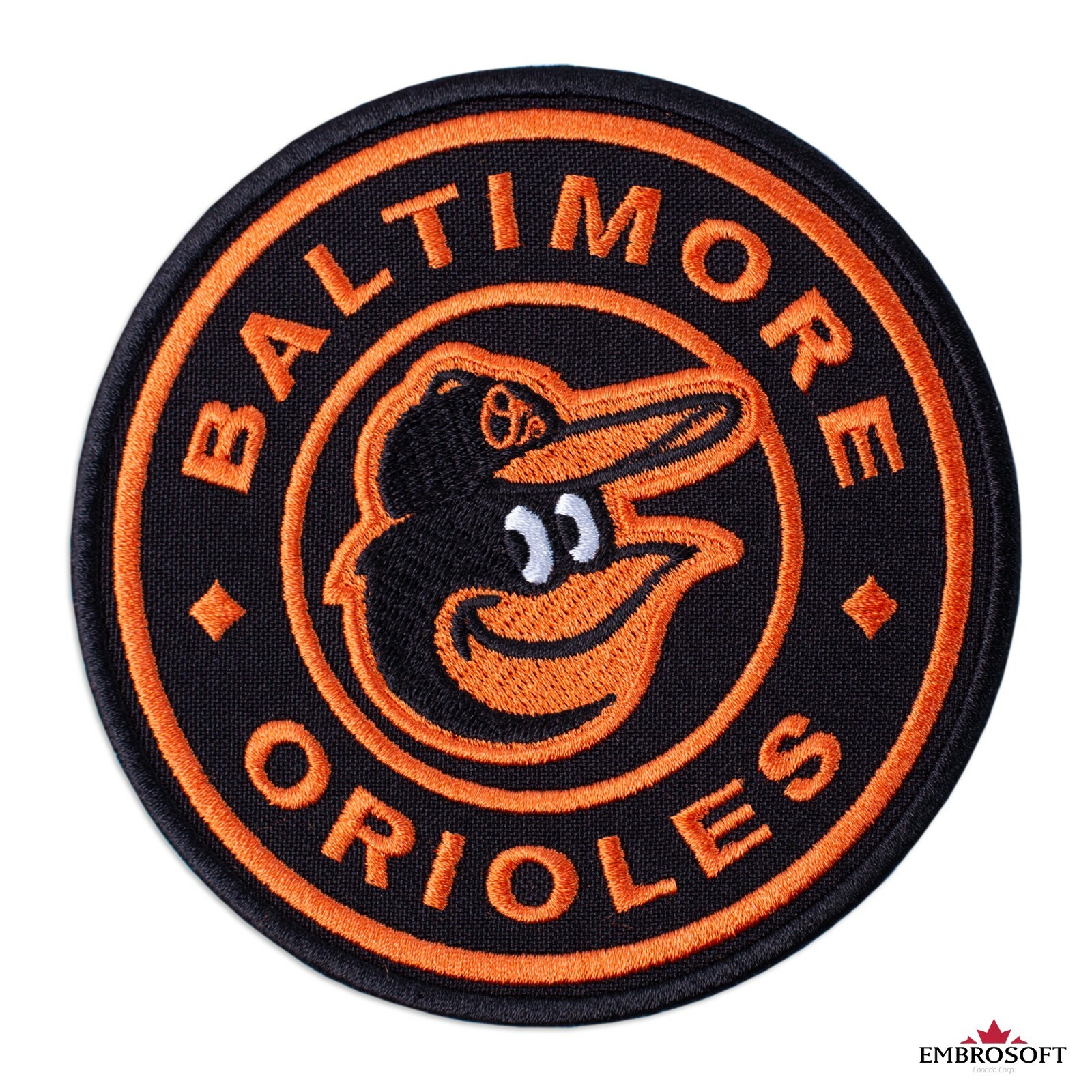 Baltimore Orioles Patch, MLB Sports Team Logo, Embroidered Baseball Patches Iron eBay