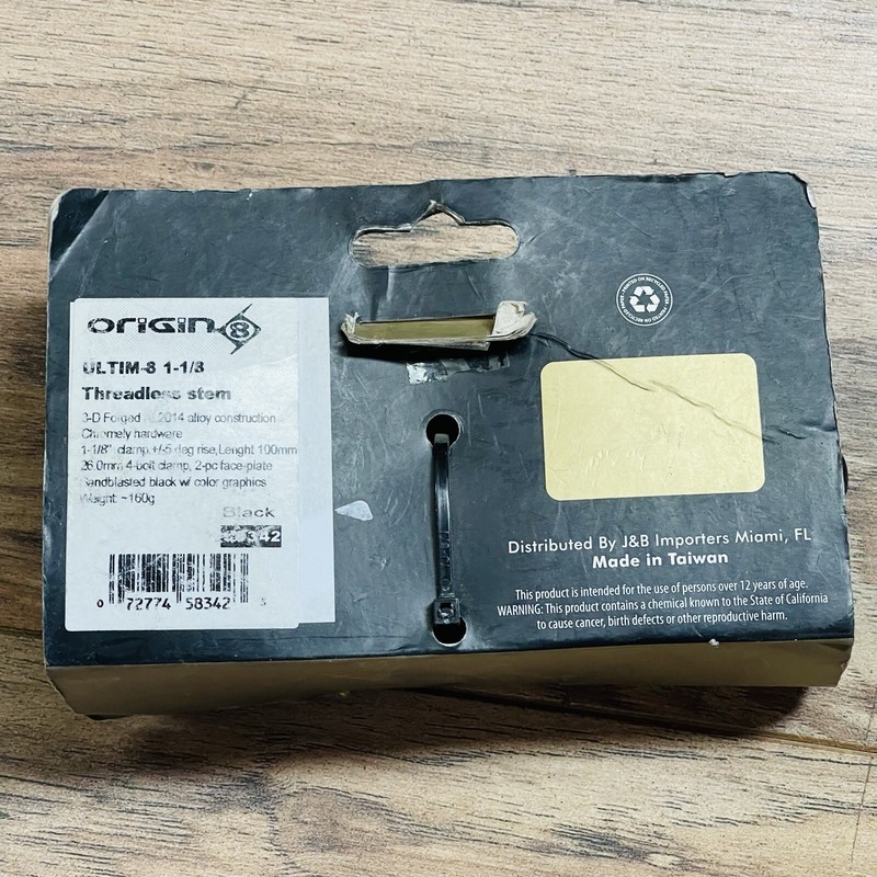 Origin8 Ultim8 Threadless Road Stem 1 1/8 100mm 26.0