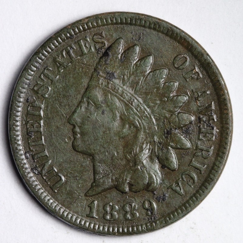 INDIAガンジーコイン 1889 Indian Head Cent Penny CHOICE AU E131 JJC | eBay