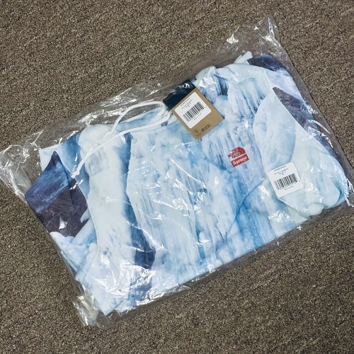 Pre-owned Supreme X The North Face Ice Climb Hoodie Size Medium Ready To Ship In Blue