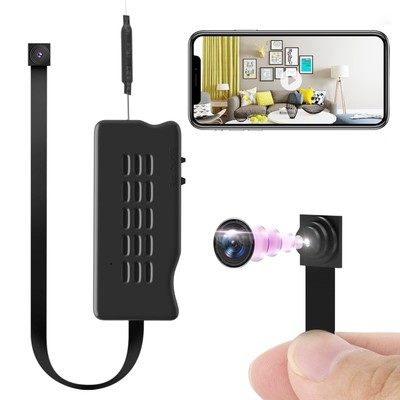 Mini Hidden Camera WiFi Spy Camera HD 1080P Small DIY Module Nanny Cam for Ho...