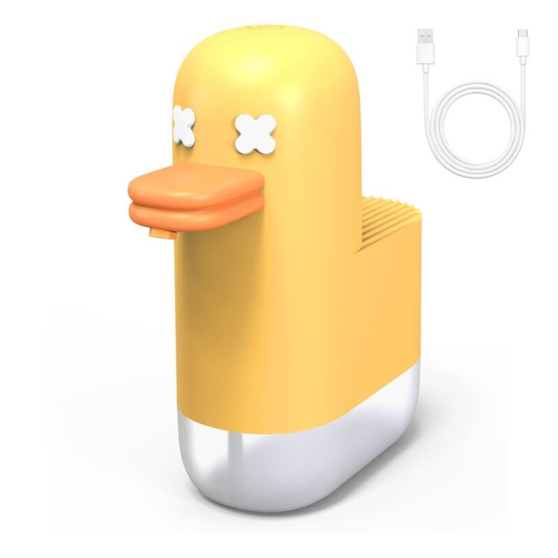 Duck Automatic Foam Soap Dispenser 350ml - Touchless, Rechargeable, Smart Senso