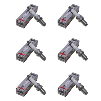 6 pack Spark Plugs Iridium Platinum Upgrade Set for BMW E39 E46 M54 3199 New