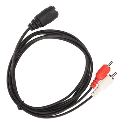 5 Pin DIN Female to 2 RCA Male Cable Strong Grip Sound Adapter Cable for CD Play