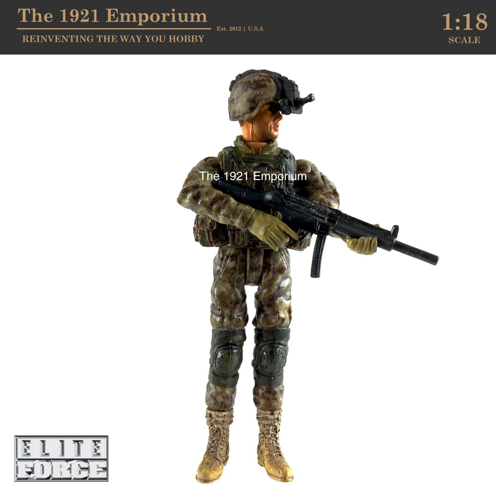 bbi 1/6 ELITE FORCE BRAVO COMPANY 限定版 Elite Force BBI 1:6 Scale - US Army Special Forces Green