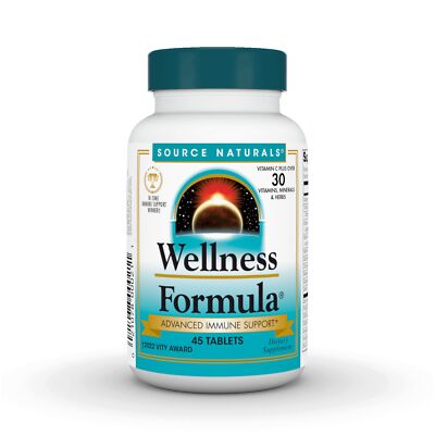 Source Naturals, Inc. Wellness Formula 45 таблетка