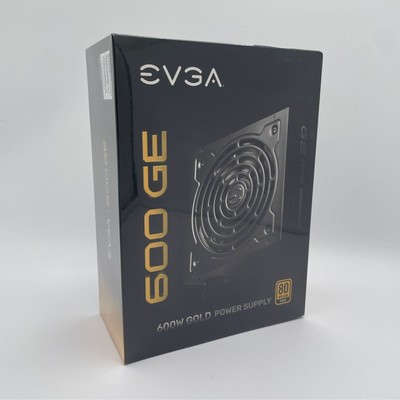 EVGA 600 GE, 80 Plus Gold 600W, Eco Mode Power Supply 200-GE-0600-V1