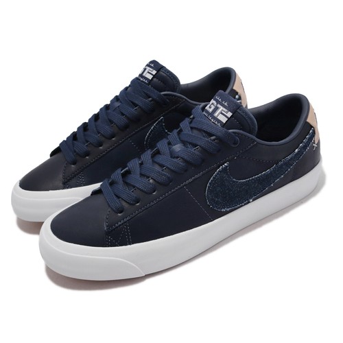 

Nike Zoom Blazer Low Pro GT PRM SB Midnight Navy Men Skate Boarding DM8890-400, Multi-coloured, Zoom Blazer Low Pro Gt Prm