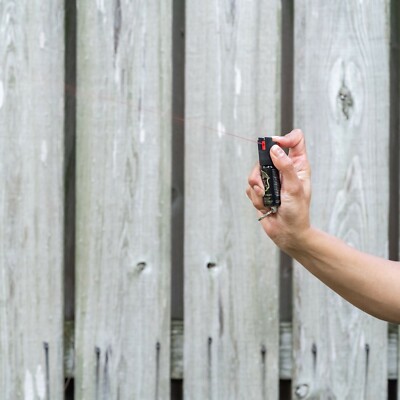 2 Police Magnum pepper spray .50oz keyring keychain defense security protection