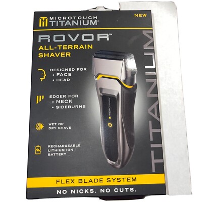 Microtouch Titanium Rovor 4722 All Terrain Shaver NEW FACTORY SEALED