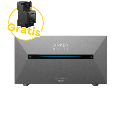 Anker SOLIX Solarbank 2 E1600 AC-Speicher – inkl. Smartmeter für Balkonkraftwerk