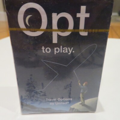 Brand New Deck of United Airlines Playing Cards OPT to Play - Factory Sealed