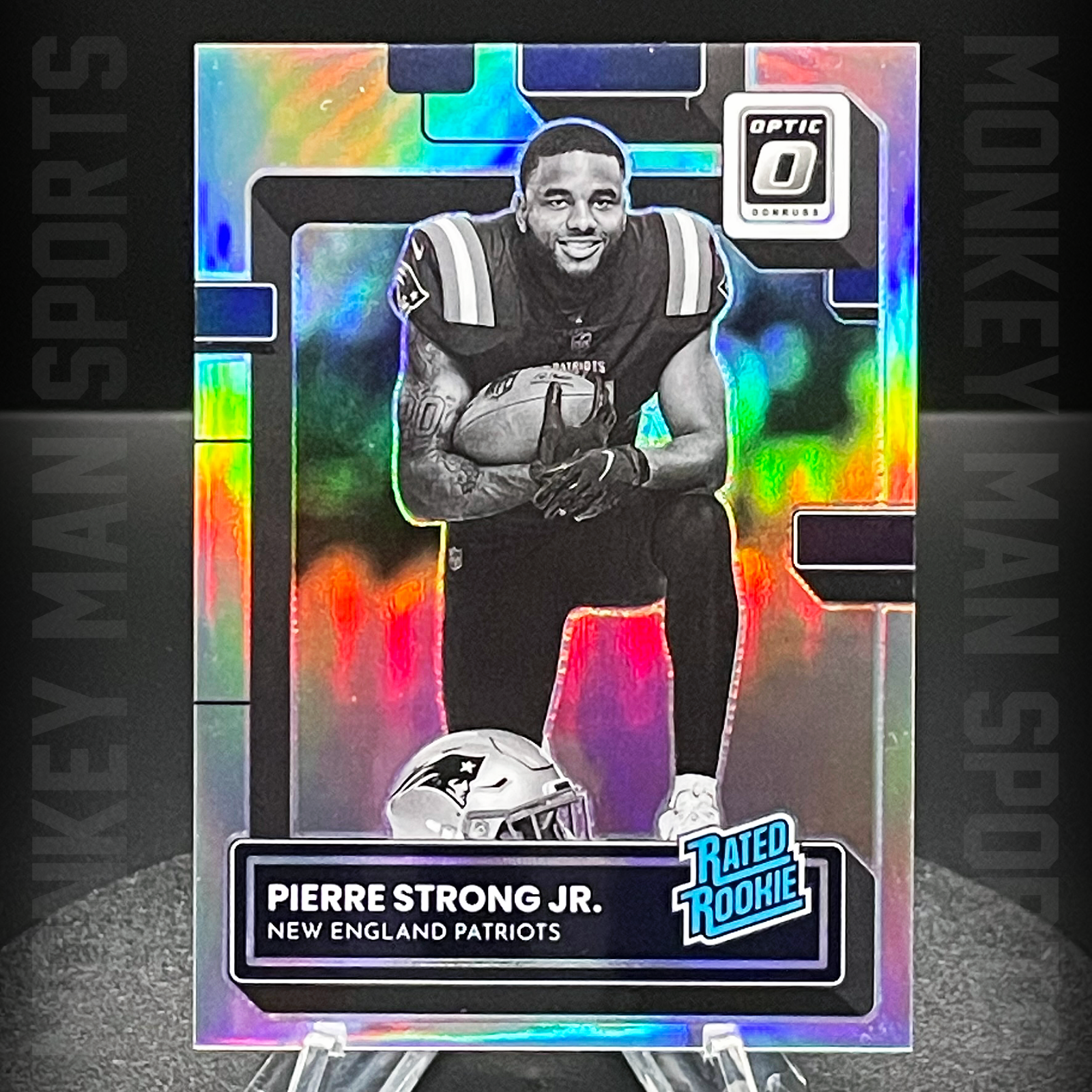 2022 Optic Football - Pierre Strong Jr Rookie RC - #241 OPTIC HOLO MINT