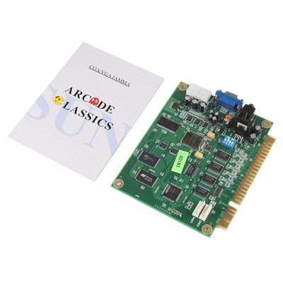 Arcade Classics Vertical Jamma Board CGA/VGA CRT/LCD PCB 60 IN 1 Arcade Board