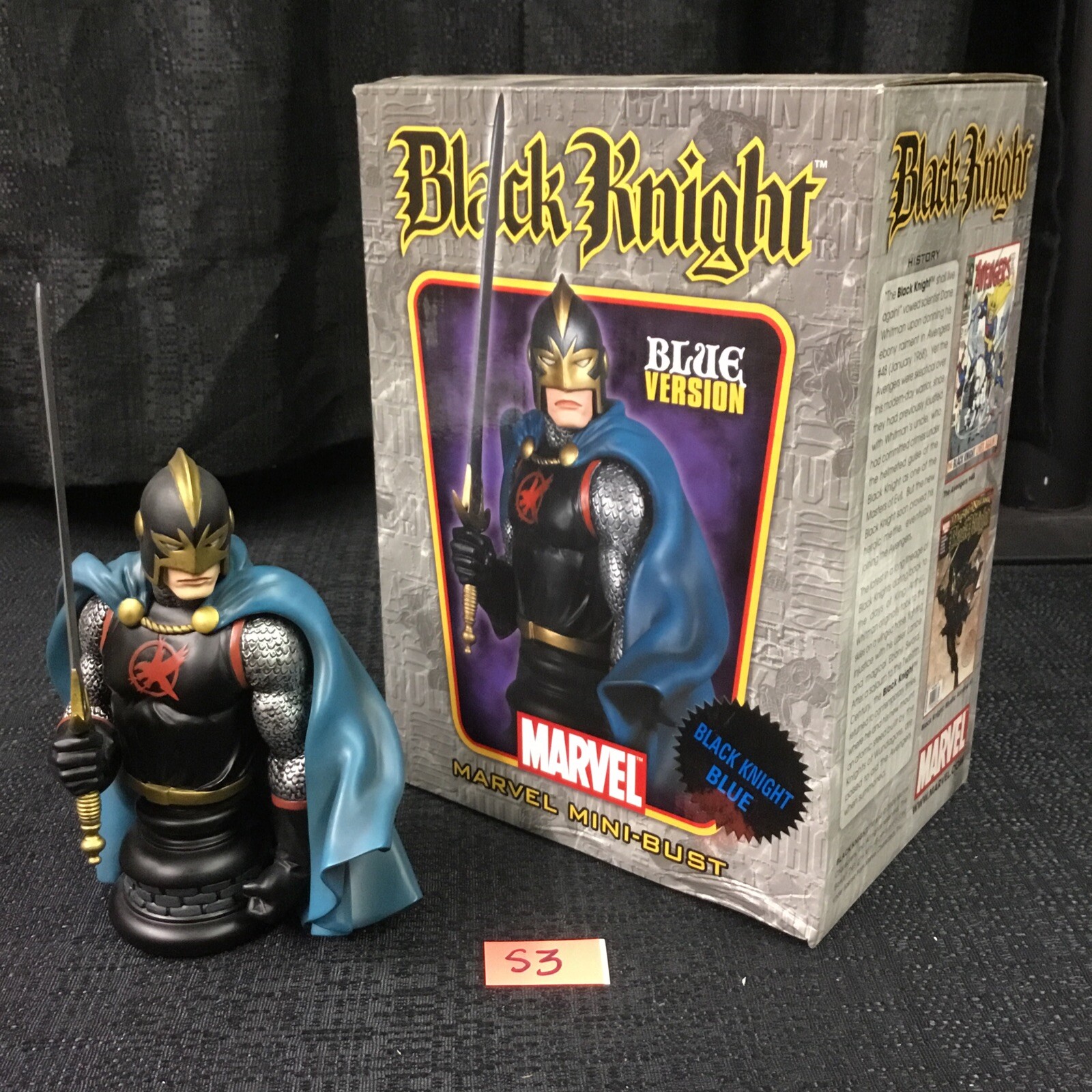 ★ BLACK KNIGHT★  MARVEL MINI-BUST Black Knight Retro Version Marvel Mini Bust Statue Marvel