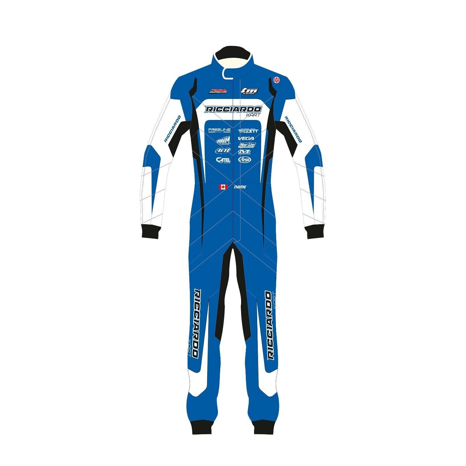 RICCIARDO GO KART RACING SUIT CIK FIA LEVEL 2 GO KARTING RICCIARDO GO KART RACING SUIT CIK FIA LEVEL 2 GO KARTING