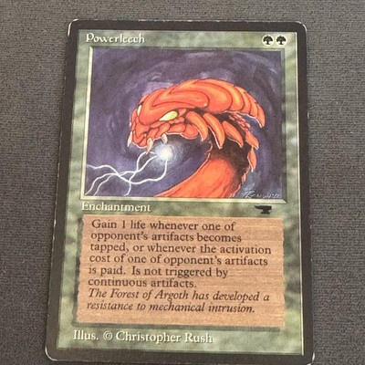 Powerleech Antiquities 34 MTG Magic The Gathering MP