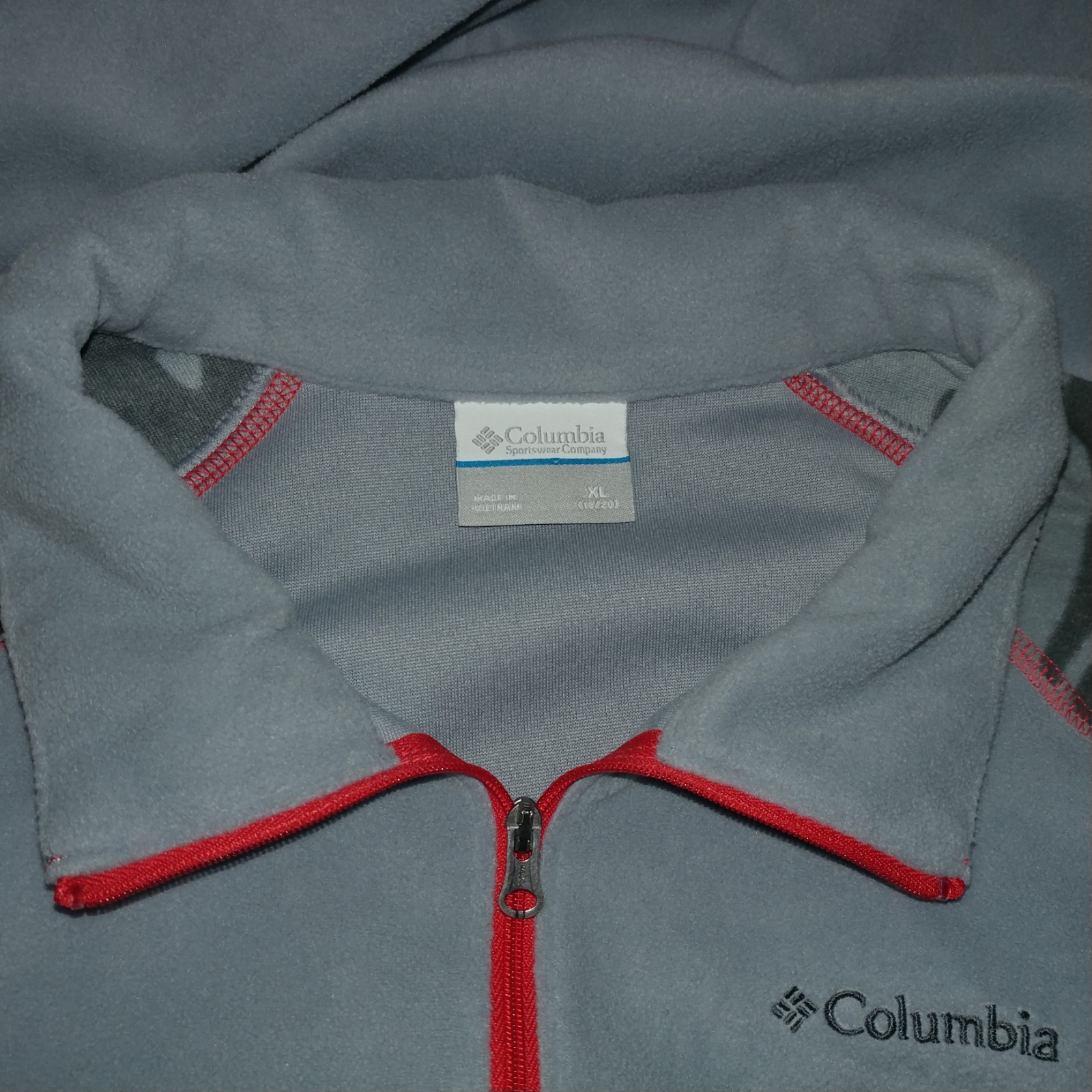 Columbia Youth XL Pullover Fleece Urban Camo Sleeves EXC