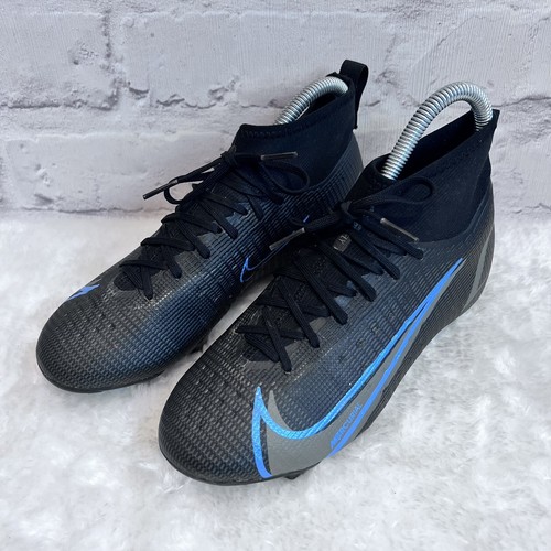 Nike Mercurial ブラック/ブルー FGシューズ Nike Mercurial ブラック/ブルー FGシューズ