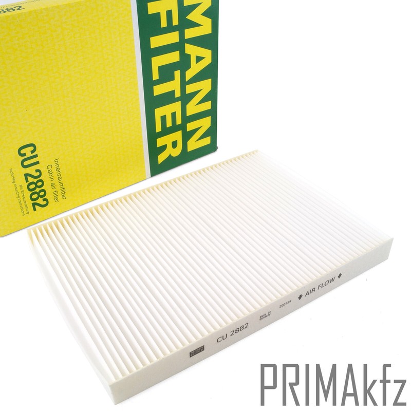Mann Cu2882 Innenraumfilter Pollenfilter FÃ¼R Audi A3 Seat Ibiza Skoda Octavia Vw