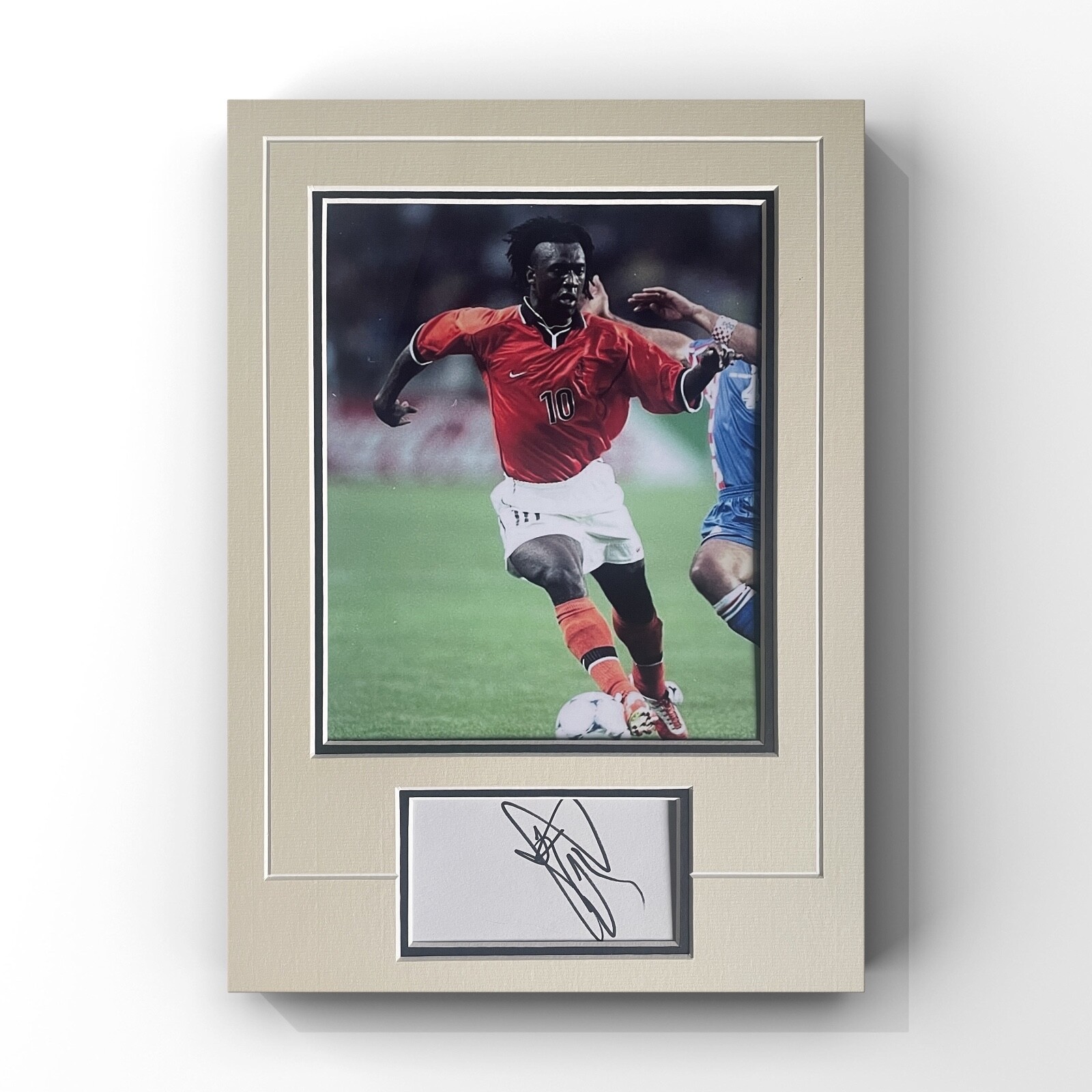 Clarence Seedorf - Netherlands Legend Signed Display