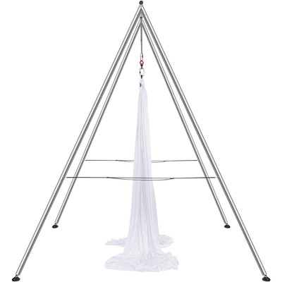 VEVOR Yoga Swing Stand Hammock Aerial Silk Kit 551.15 lbs Load Yoga Frame White