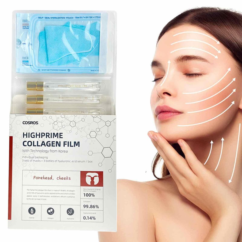 Collagen Soluble Film Highprime Hydrolyzed Anti Aging Moisturizing Mask Remove