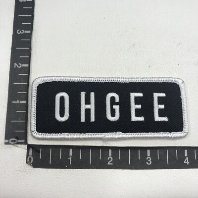 oh gee OHGEE Advertising Patch 00TF
