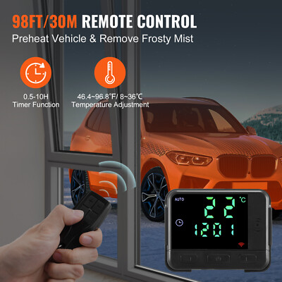 VEVOR Diesel Air Heater All-in-one 12V 8KW LCD Remote Control for Car RV Indoors
